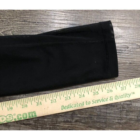 Victoria's Secret Sport Medium Black Athletic Sheer Leggings Work Out Yoga - Picture 5 of 5